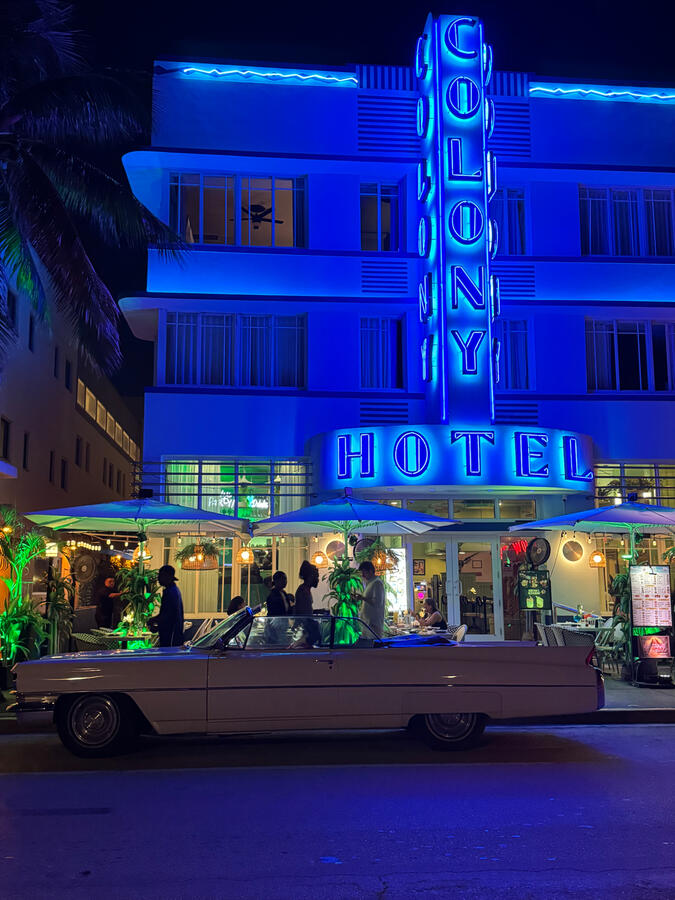 Colony Hotel on Ocean Dive in South Beach Miami Florida